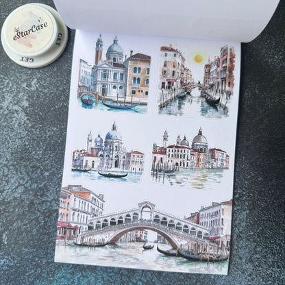 Water City Blossoms Tour Sticker Book