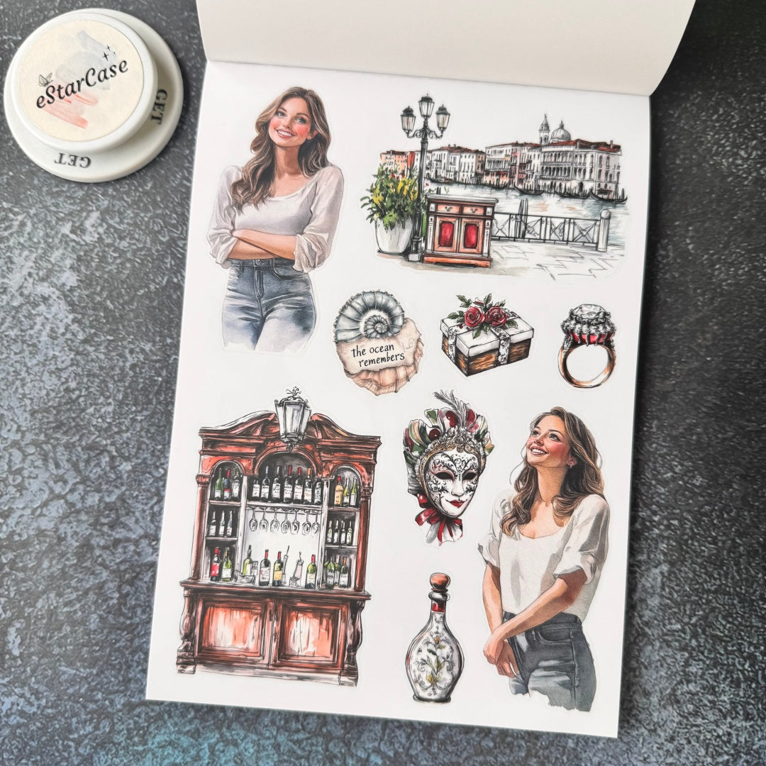 Water City Blossoms Tour Sticker Book