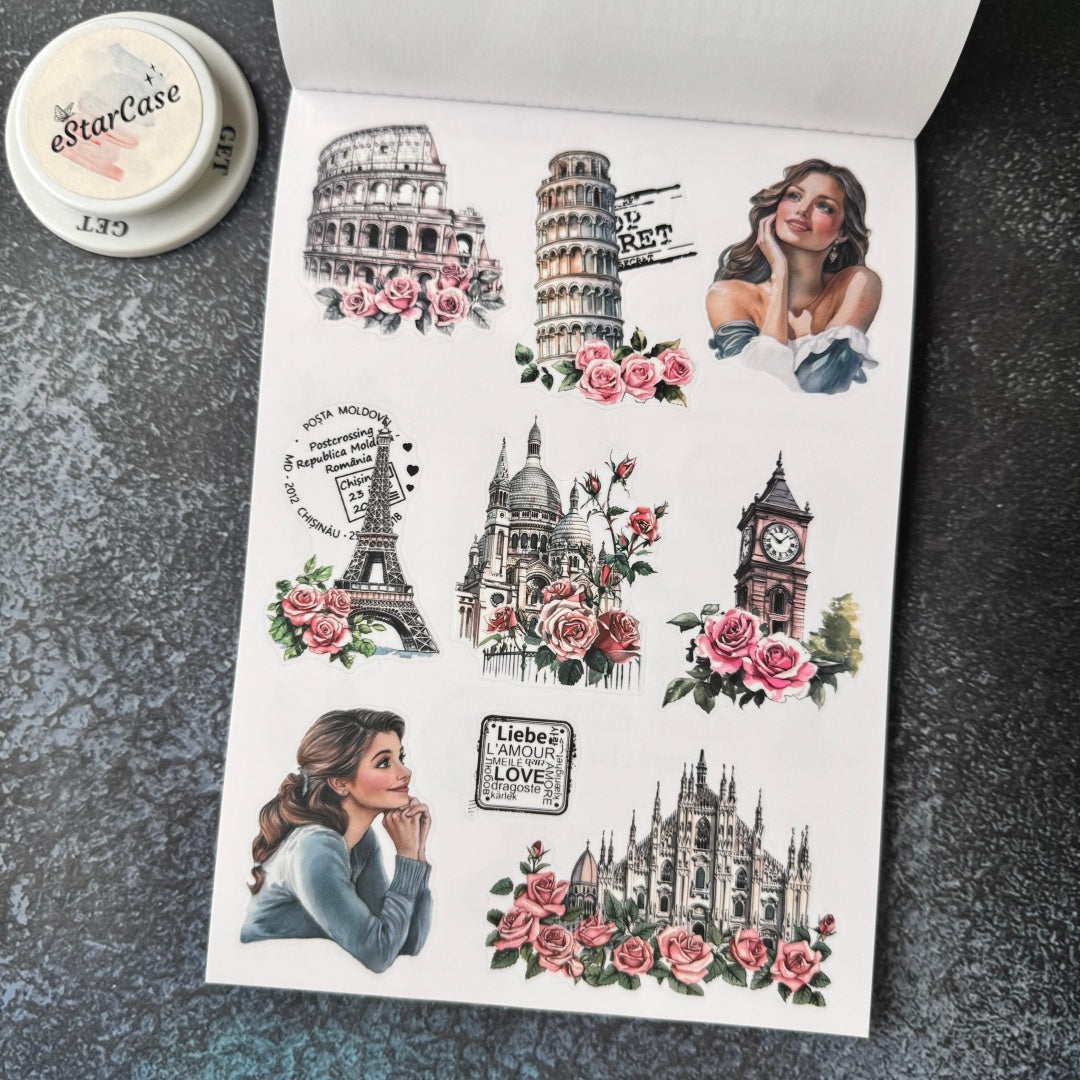 Water City Blossoms Tour Sticker Book