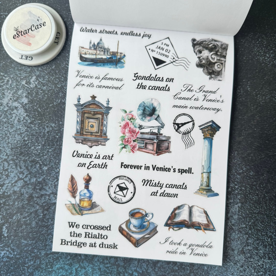 Water City Blossoms Tour Sticker Book
