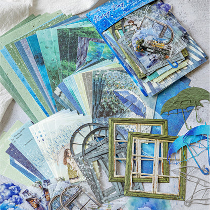 Watercolor Life Illustrated Sticker Pack 100pcs