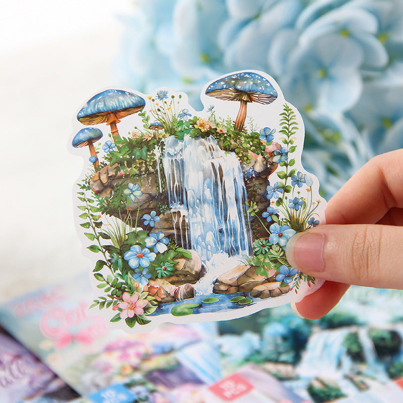 Waterfall Song Washi Stickers 10pcs