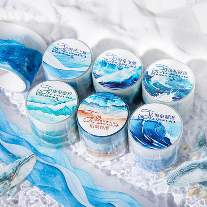 Wave Flower One By One Tape