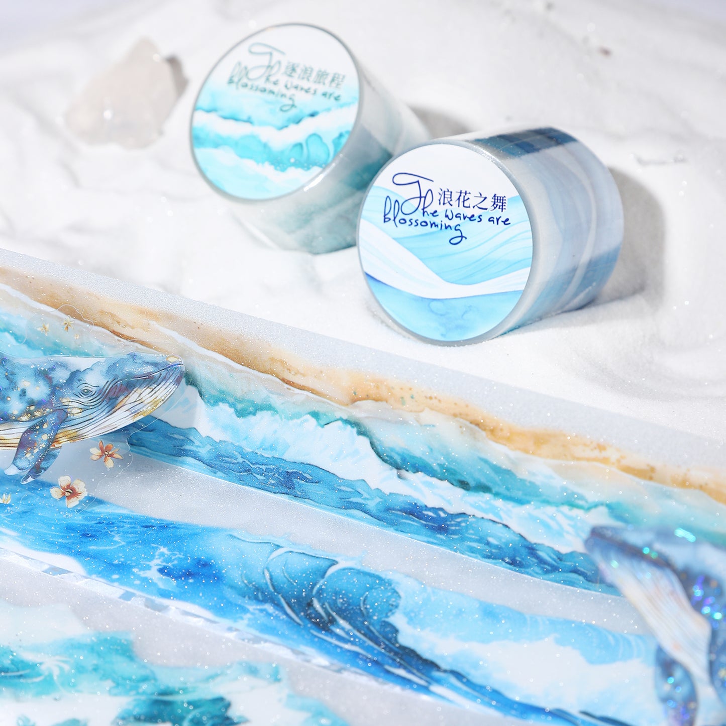 Wave Flower One By One Tape