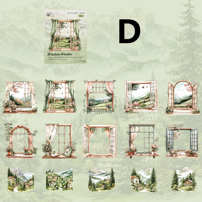 Weather Window Stickers 15pcs