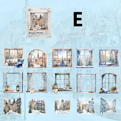 Weather Window Stickers 15pcs