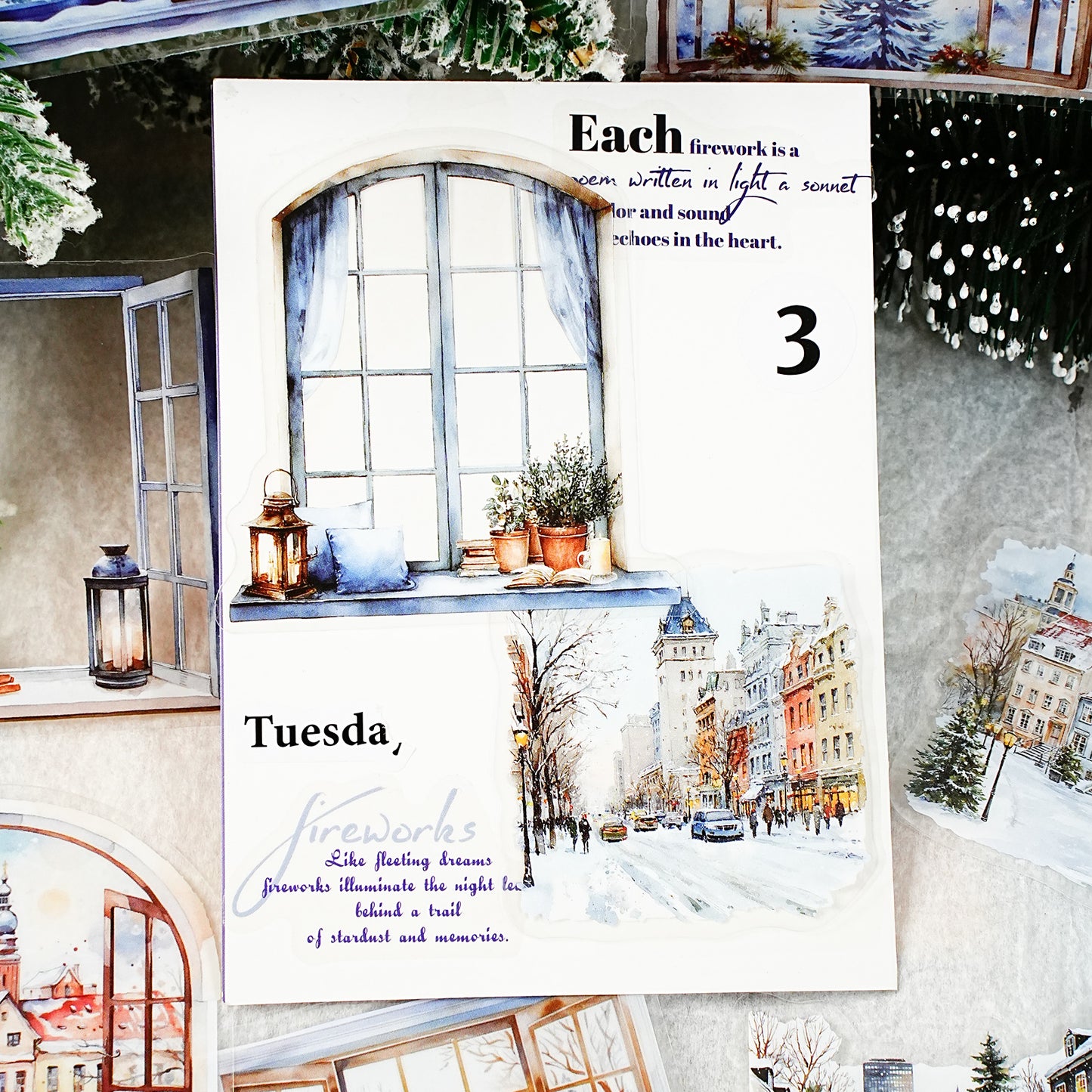 Weather Window Stickers 15pcs