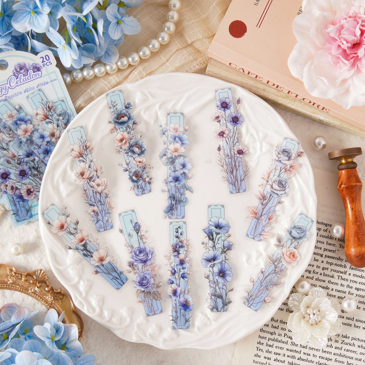 Weeping Flower Stickers 20pcs