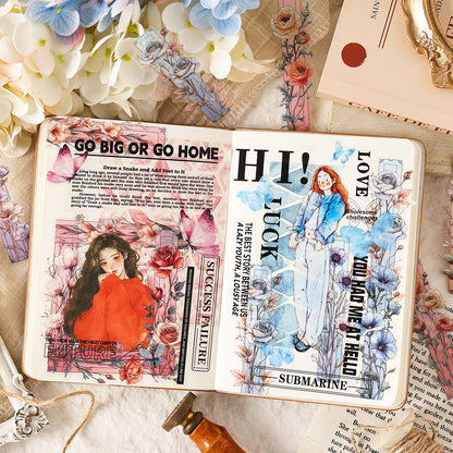 Weeping Flower Stickers 20pcs