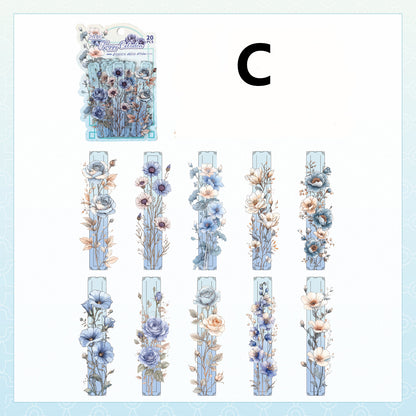 Weeping Flower Stickers 20pcs