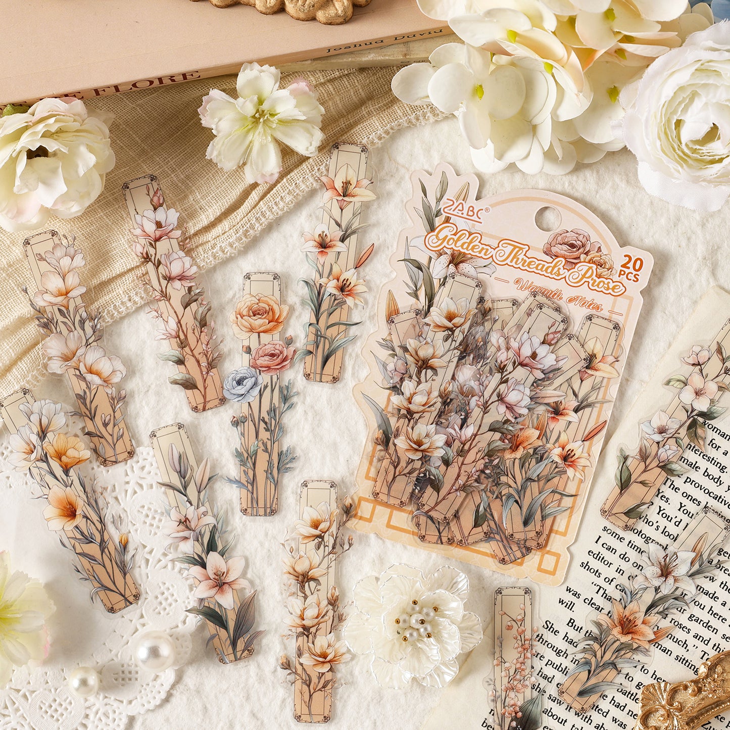 Weeping Flower Stickers 20pcs