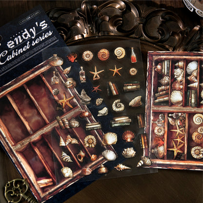 Wendys cabinet Sticker 2pcs