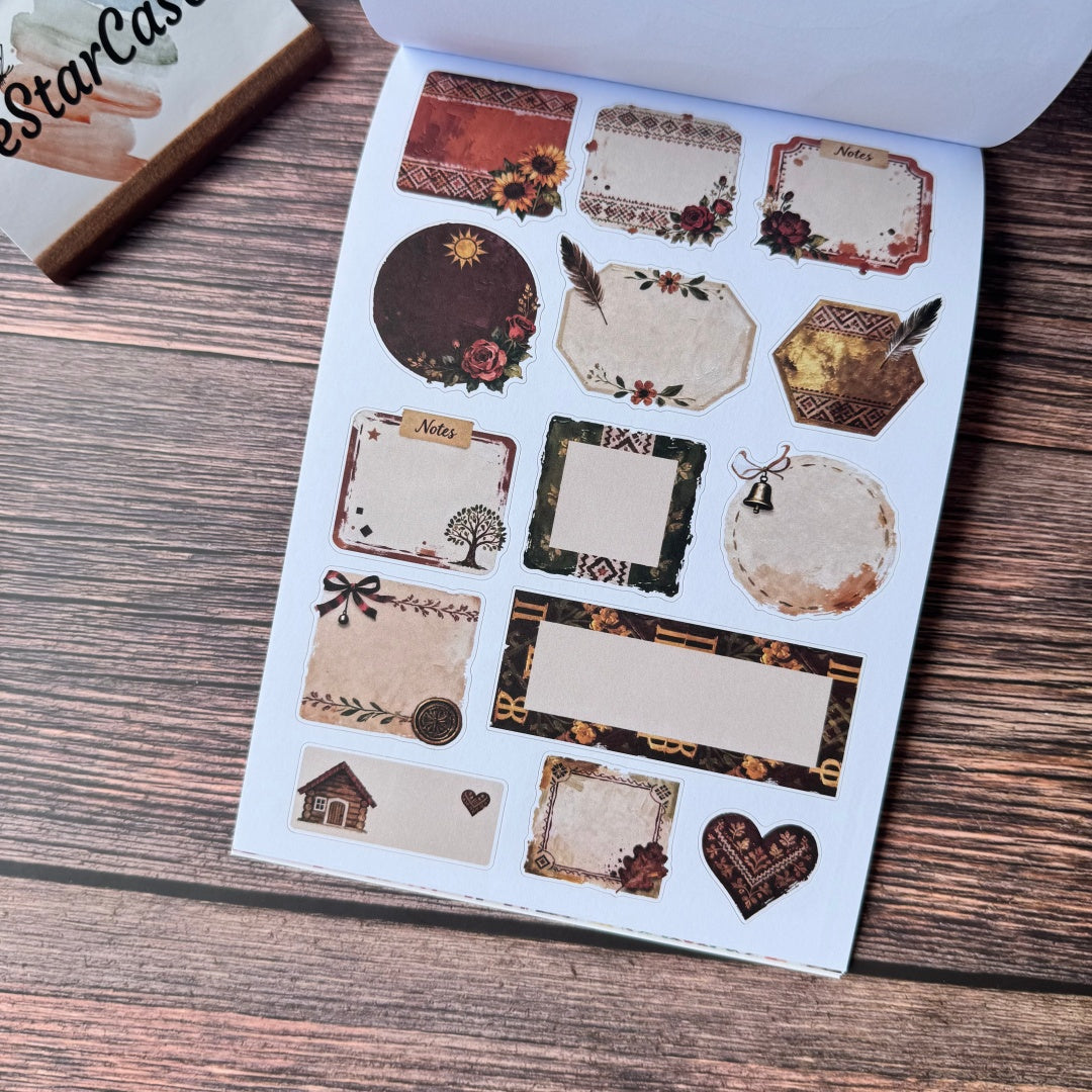 Western Fashion Sticker Book