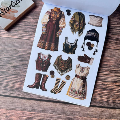 Western Fashion Sticker Book