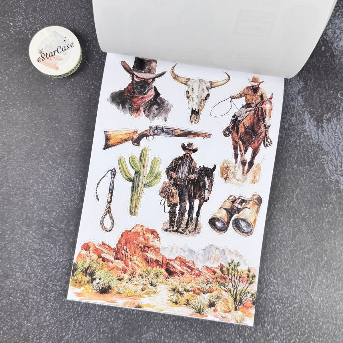 Western Legends Sticker Book