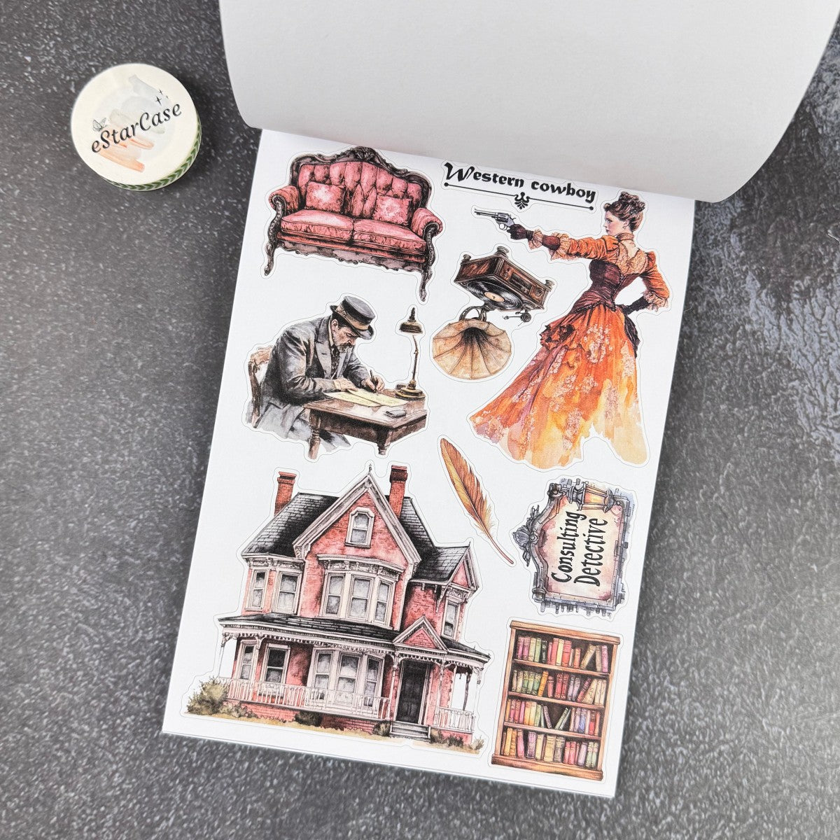 Western Legends Sticker Book