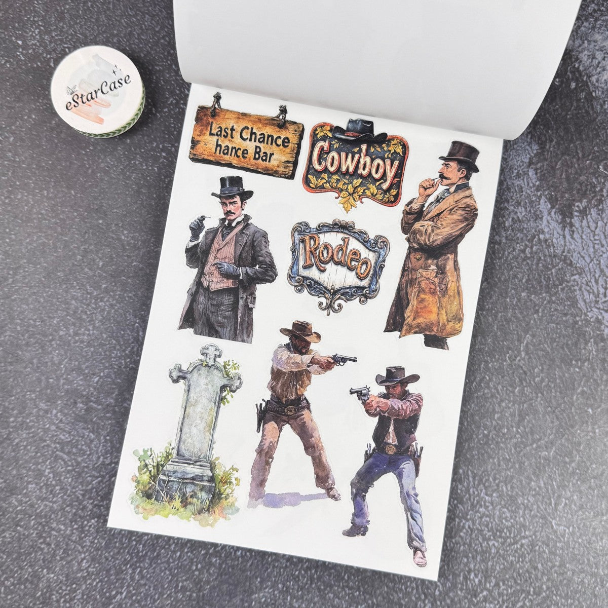 Western Legends Sticker Book