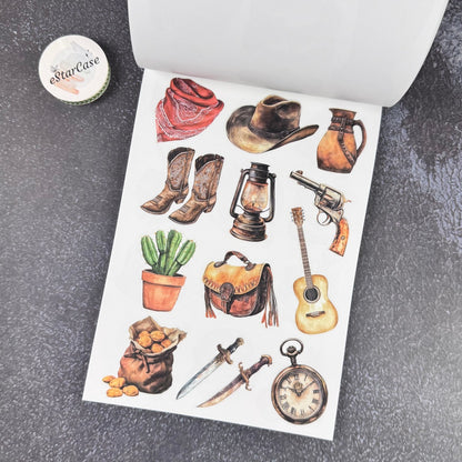 Western Legends Sticker Book