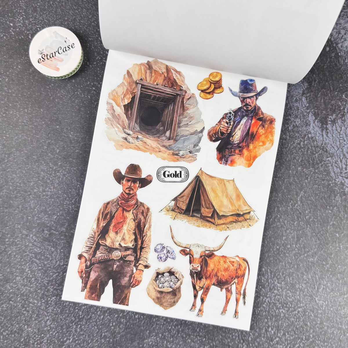 Western Legends Sticker Book