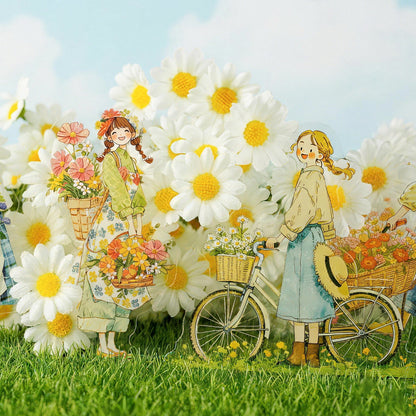 When the Wind Meets Flowers Stickers 15pcs
