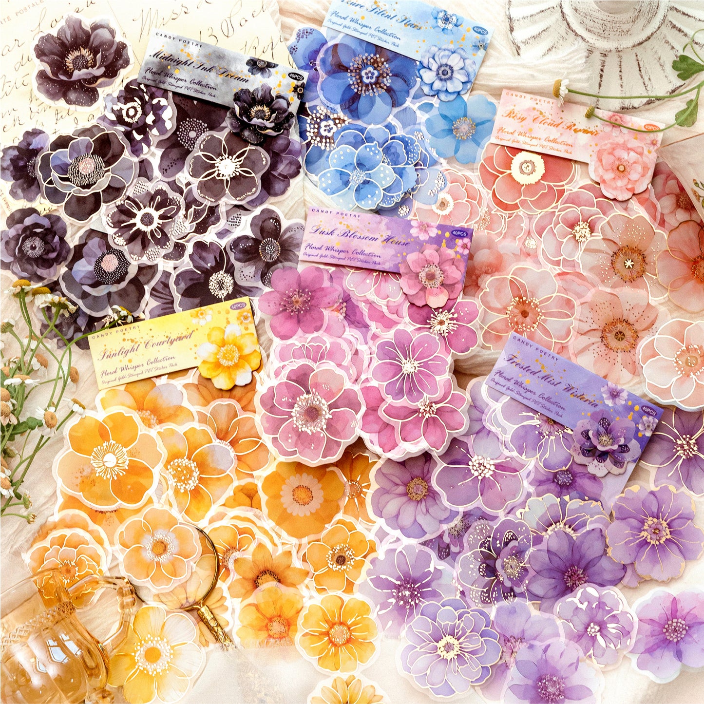 Whispers of Blossoms Sticker 40pcs