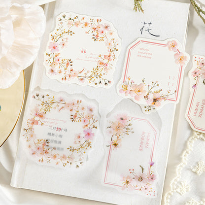 Whispers of Floral Dreams Memo Pad 20pcs