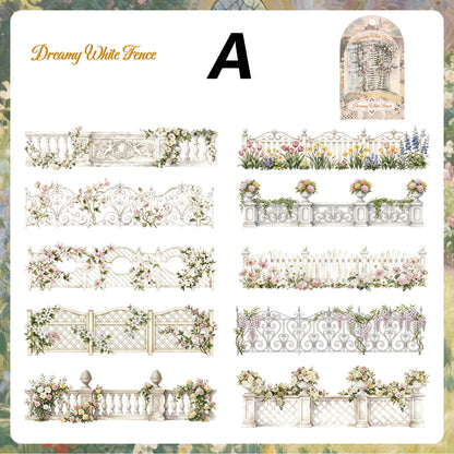 Whispers of Flower Hedge Sticker 10pcs