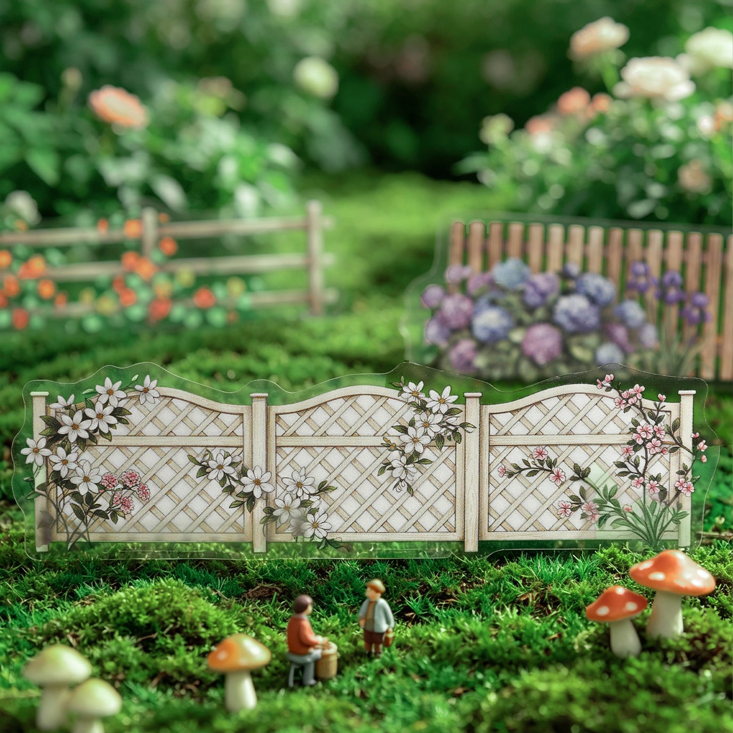 Whispers of Flower Hedge Sticker 10pcs