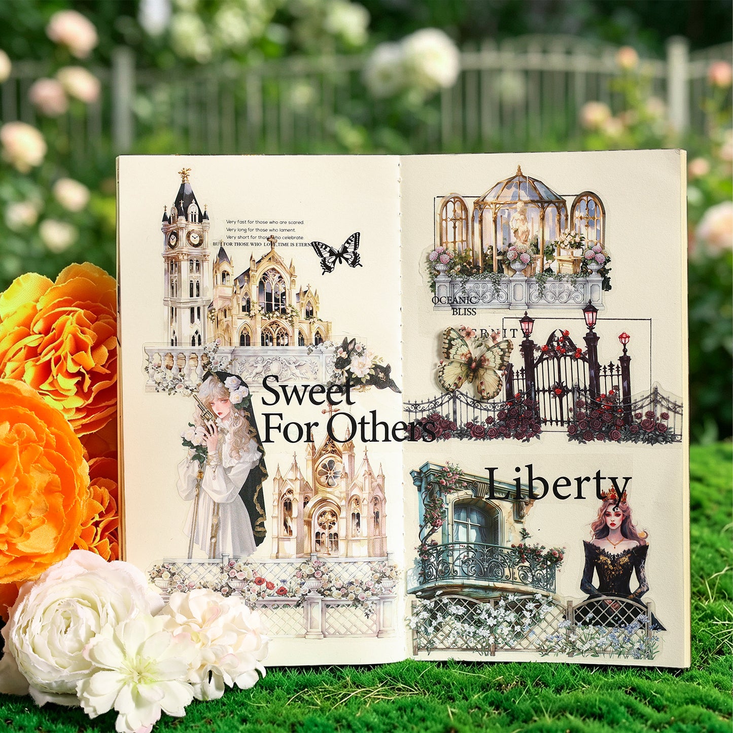 Whispers of Flower Hedge Sticker 10pcs