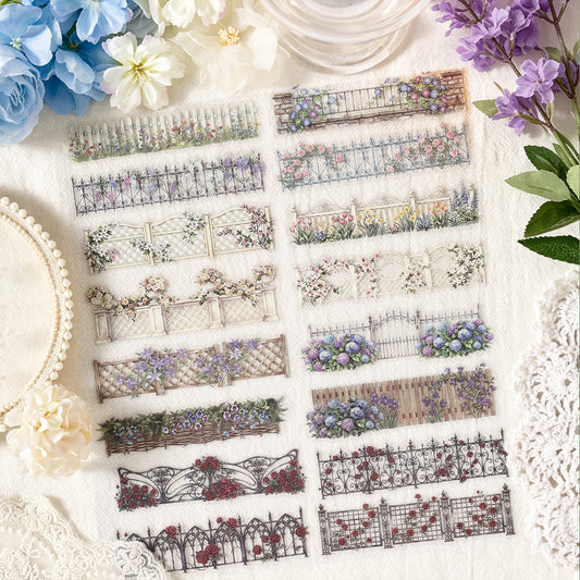 Whispers of Flower Hedge Sticker 10pcs