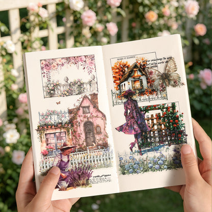 Whispers of Flower Hedge Sticker 10pcs