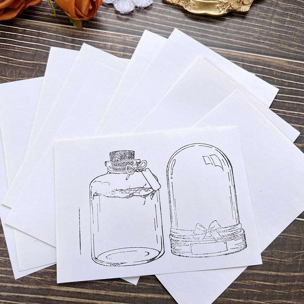 White Blank Sticker 25 sheets – Estarcase