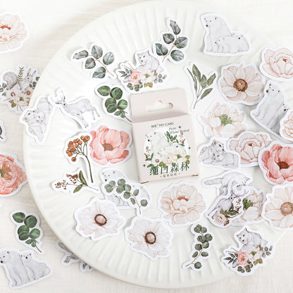 White Forest Stickers 46pcs