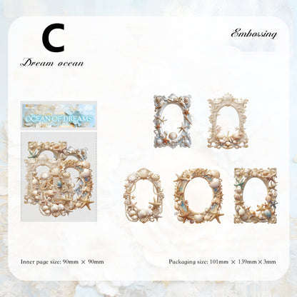 White Gilded Paper 10pcs