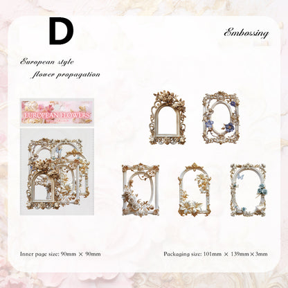 White Gilded Paper 10pcs