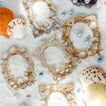 White Gilded Paper 10pcs