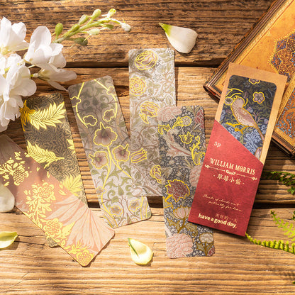 William Morris Bookmark 5pcs