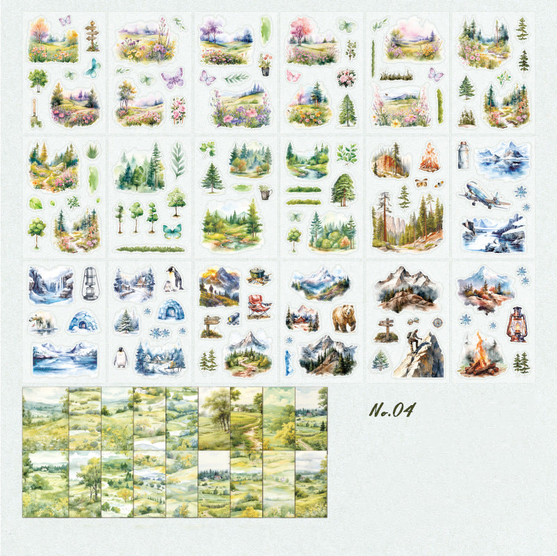 Wind Is Coming Sticker Book