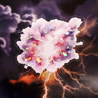 Wind Rolls and Thunder Sticker 10pcs