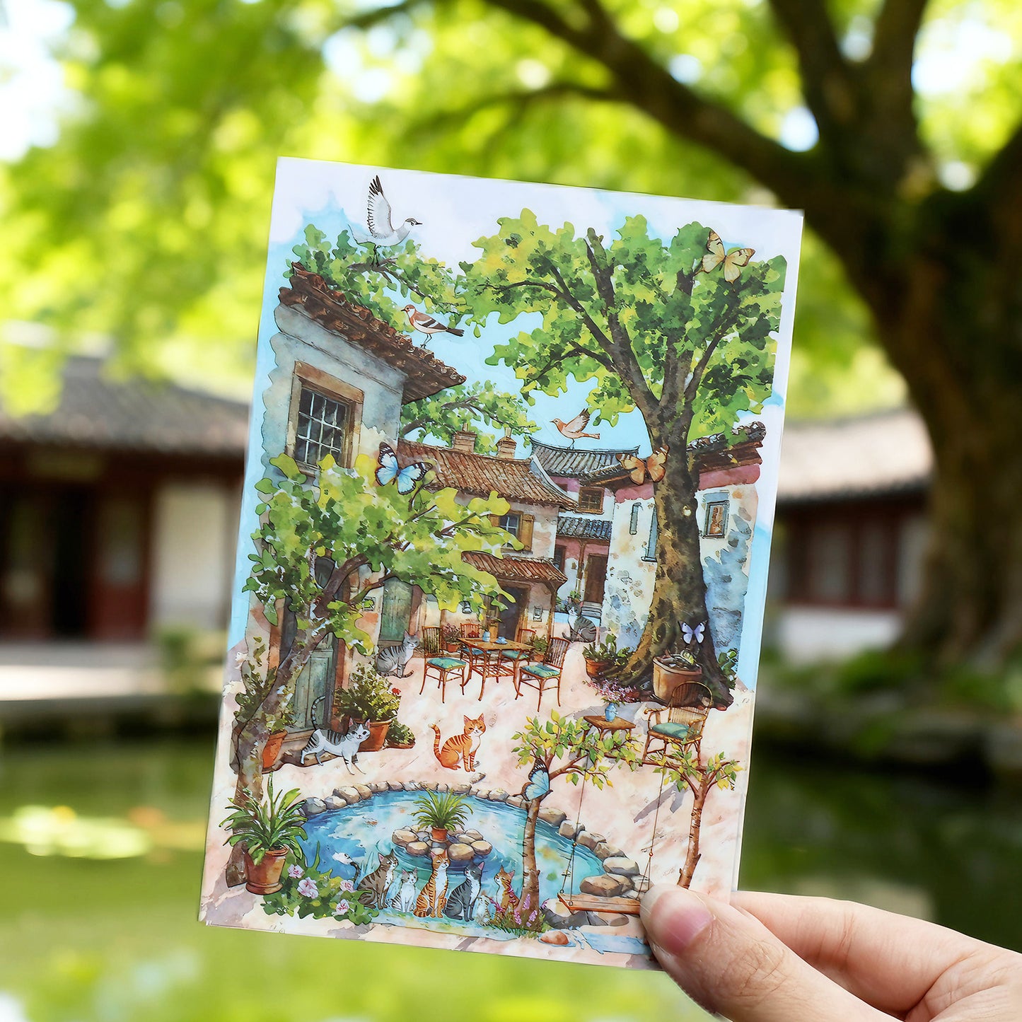 Wind and Four Courts Sticker 3pcs