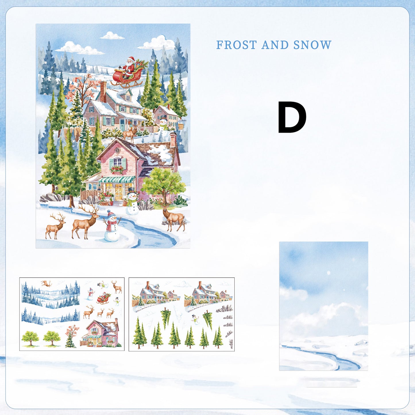 Wind and Four Courts Sticker 3pcs