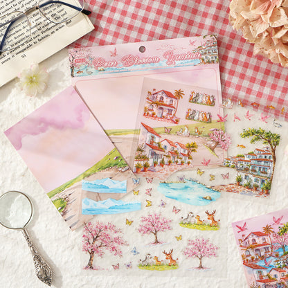 Wind and Four Courts Sticker 3pcs