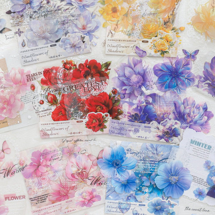 Windflowers of Shadows Stickers 10pcs