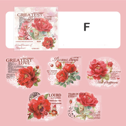 Windflowers of Shadows Stickers 10pcs