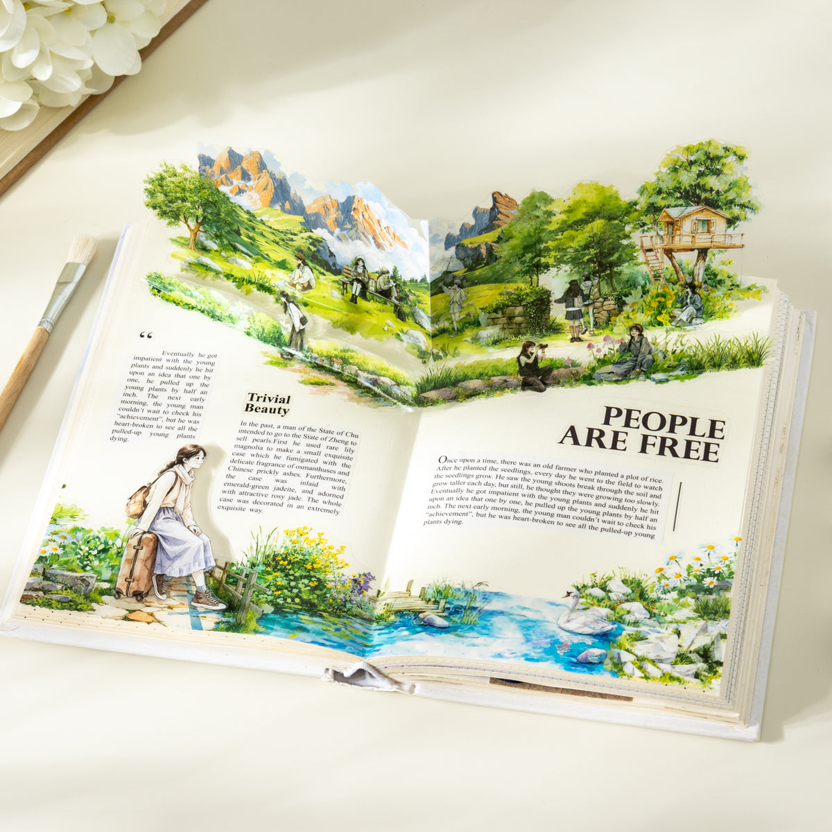 Wind in Wild Hills Sticker 48pcs