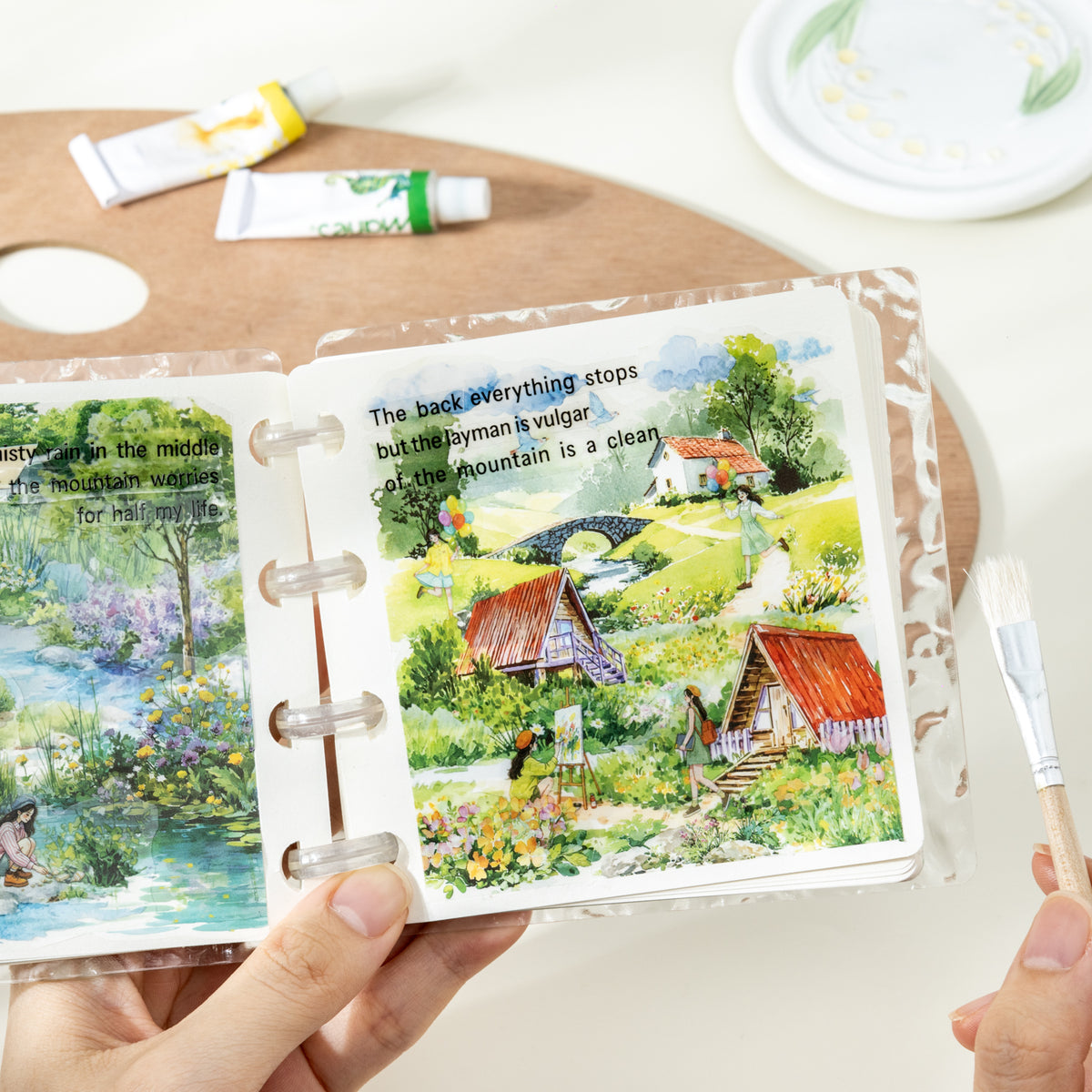 Wind in Wild Hills Sticker 48pcs