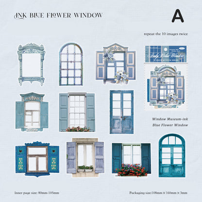 Window Museum Stickers 20pcs