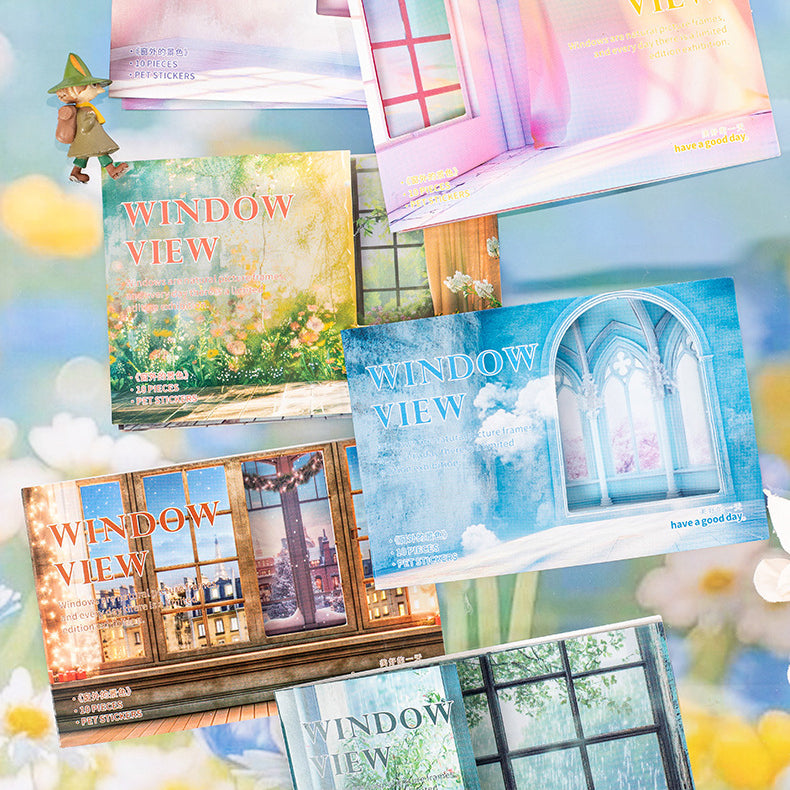 Window View Sticker 10pcs