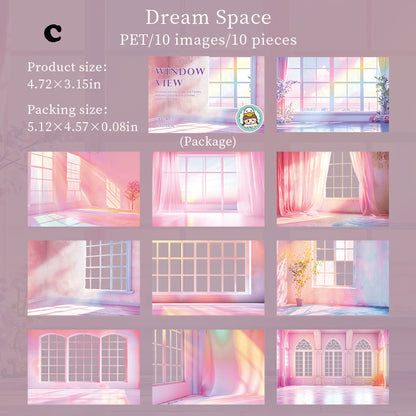 Window View Sticker 10pcs