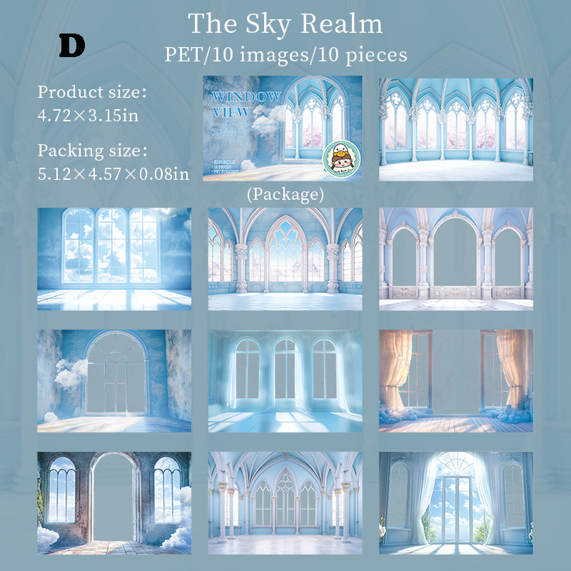 Window View Sticker 10pcs